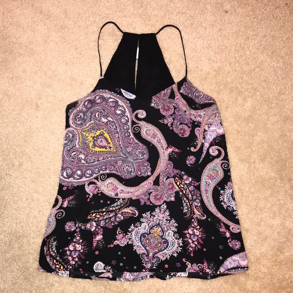Paisley Black Cami